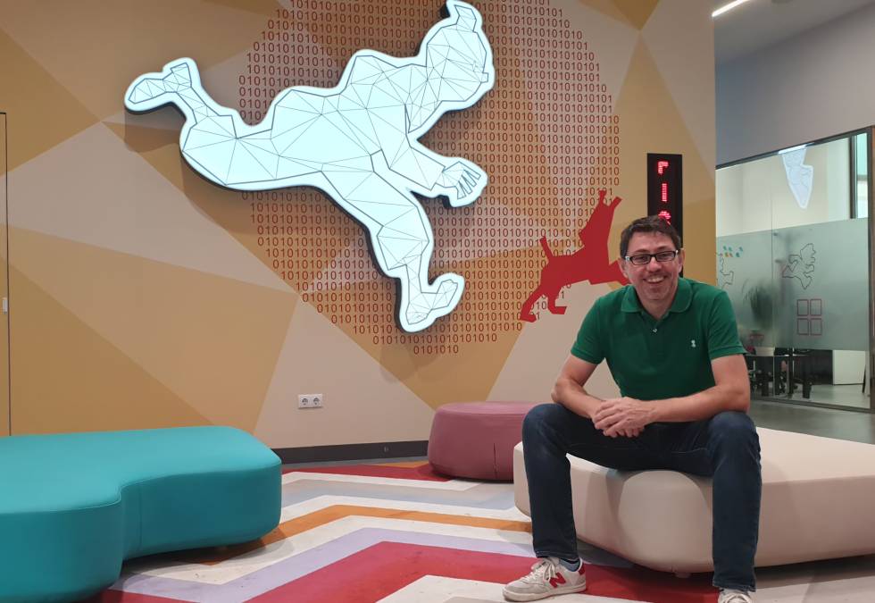 Francesco Cavallari en el Polo Digital de Málaga.