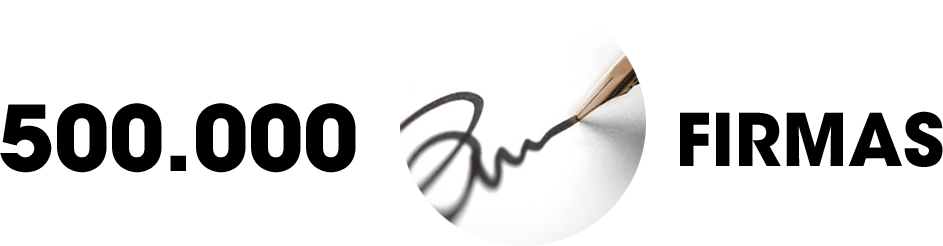 500.000 firmas