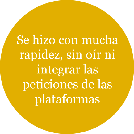 La ley tiene aspectos positivos, pero en términos generales es una chapuza