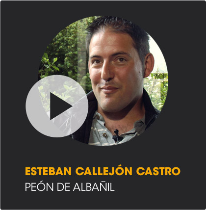 Esteban Callejo Castro, peón de albañil, 17 años