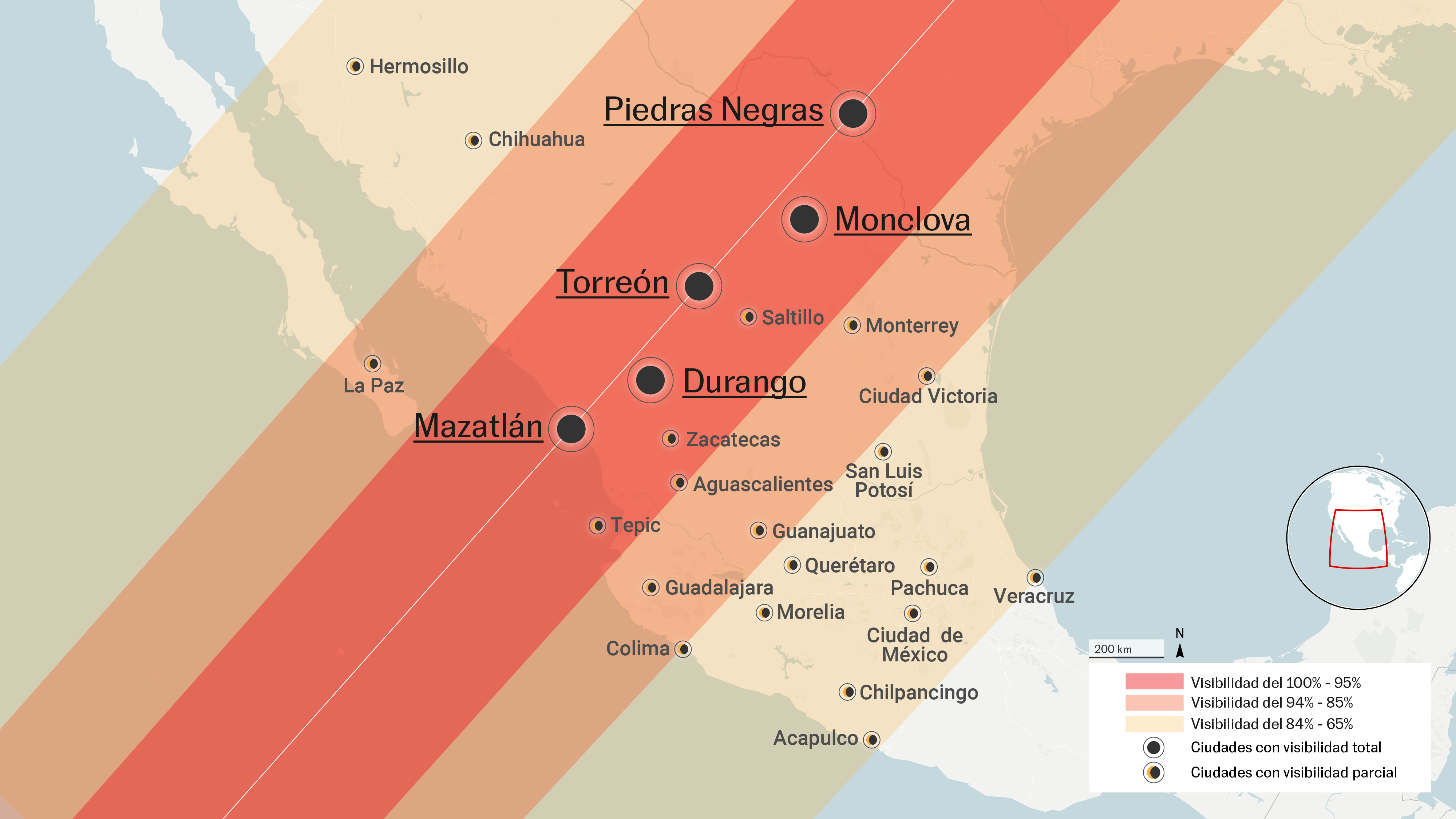 ¿Cuántas horas faltan para el eclipse solar en México 2024? Te decimos