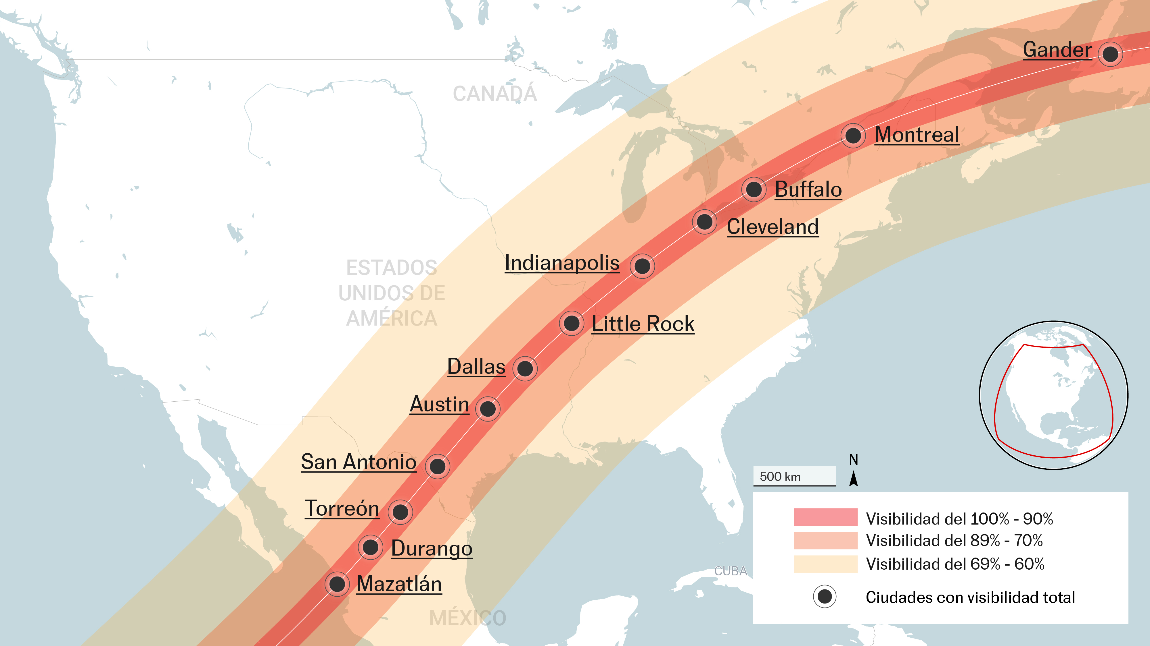 Eclipse Norte América 2024