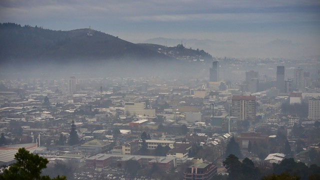 Resultado de imagen para contaminacion en santiago