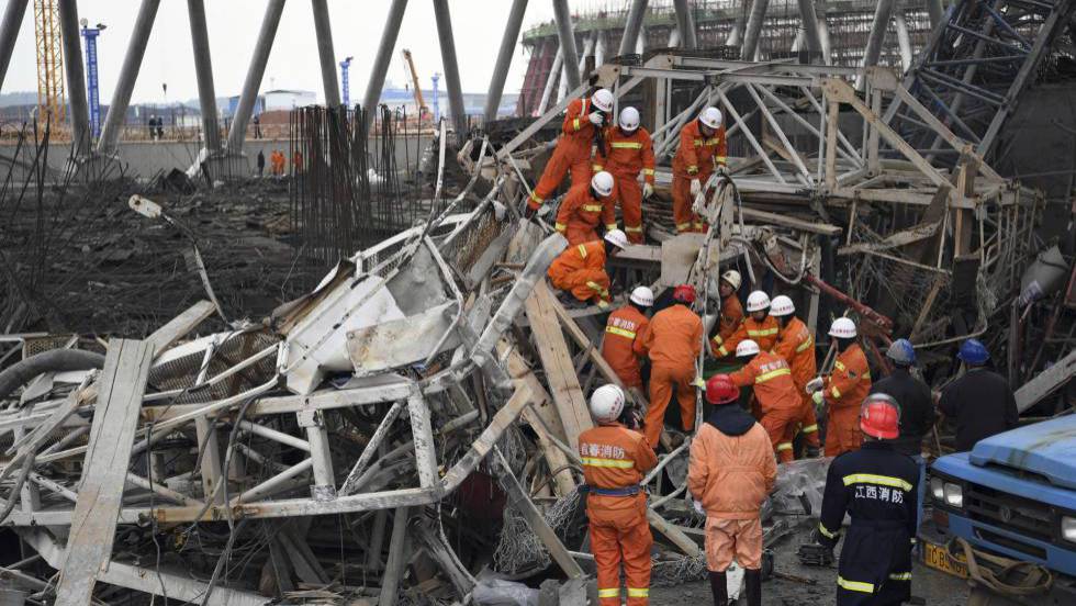 Ascienden a 74 los muertos por el derrumbe de una obra en China ...