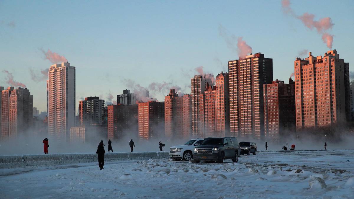 Chicago, cuando hace más frío que en la Antártida