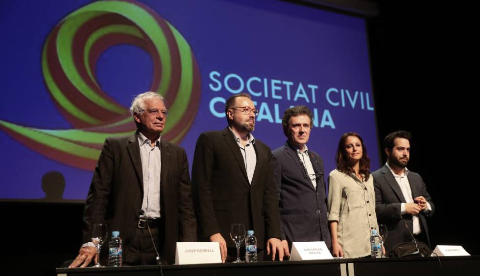 Resultat d'imatges de borrell societat civil catalana