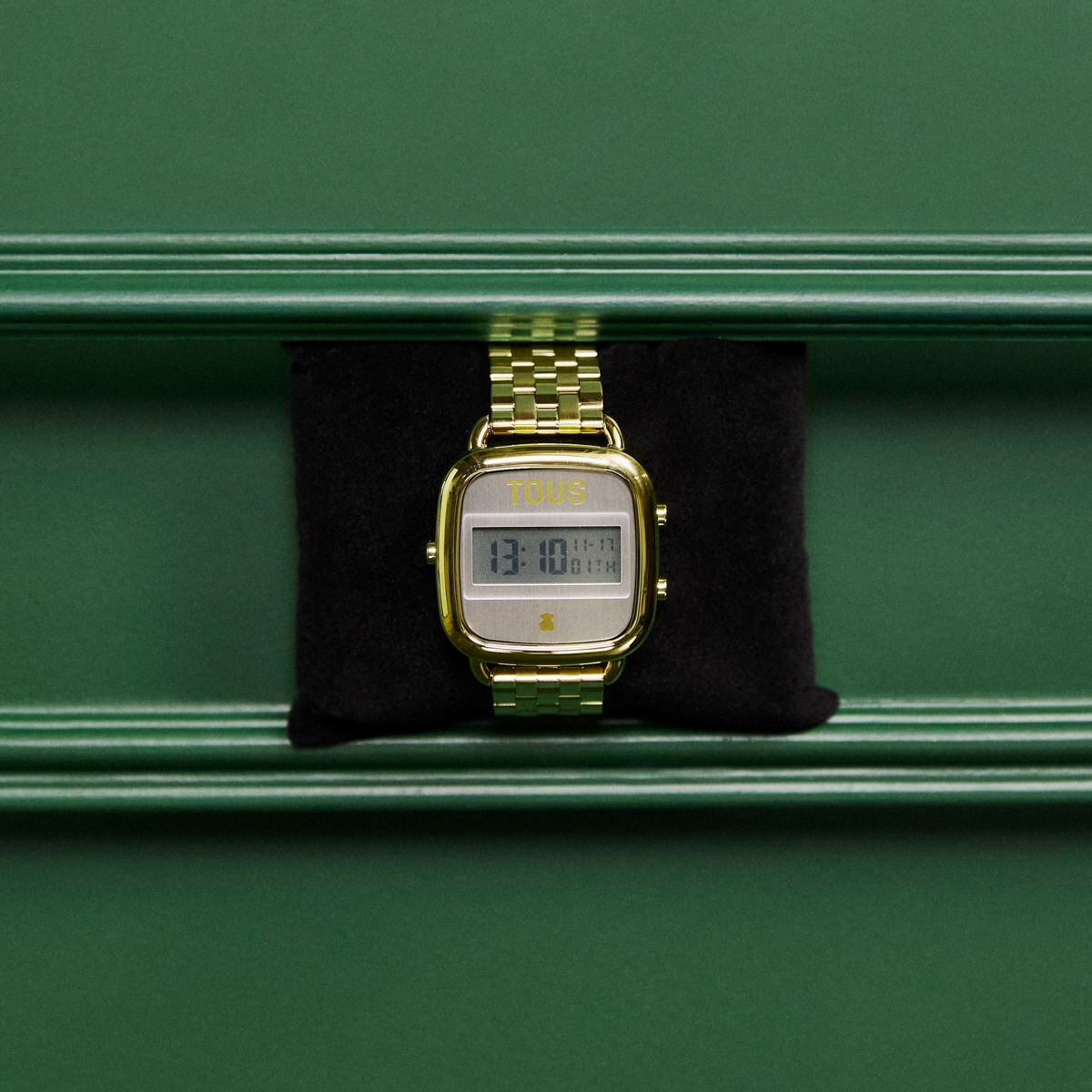 Reloj Emerald Digital con brazalete de acero, de Tous
