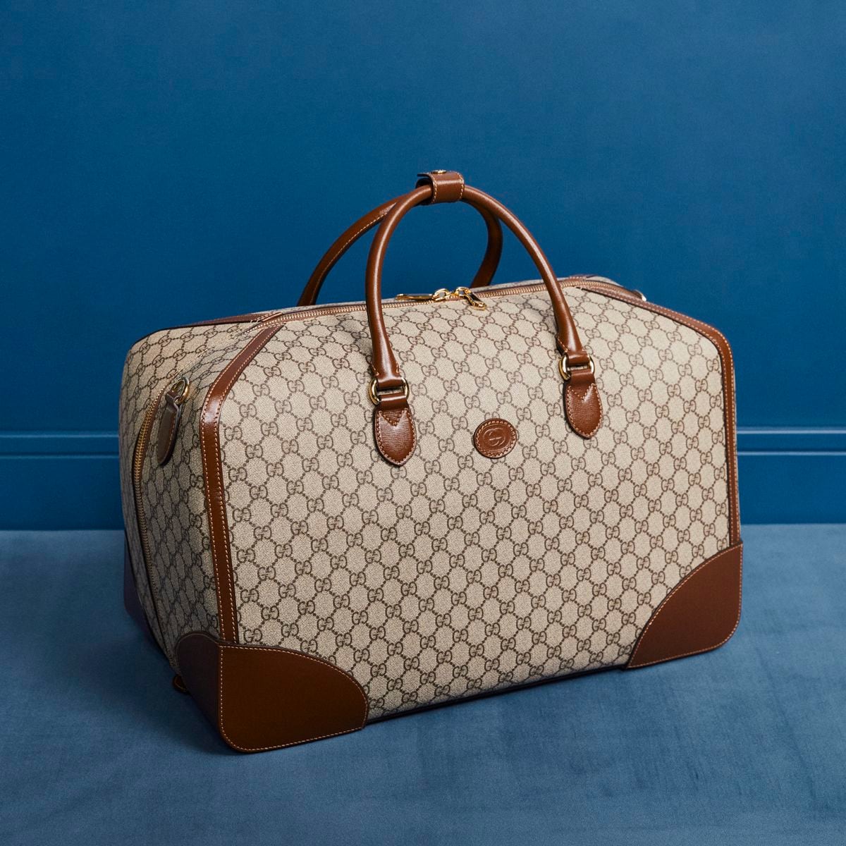 Bolsa de viaje grande con monograma GG de Gucci