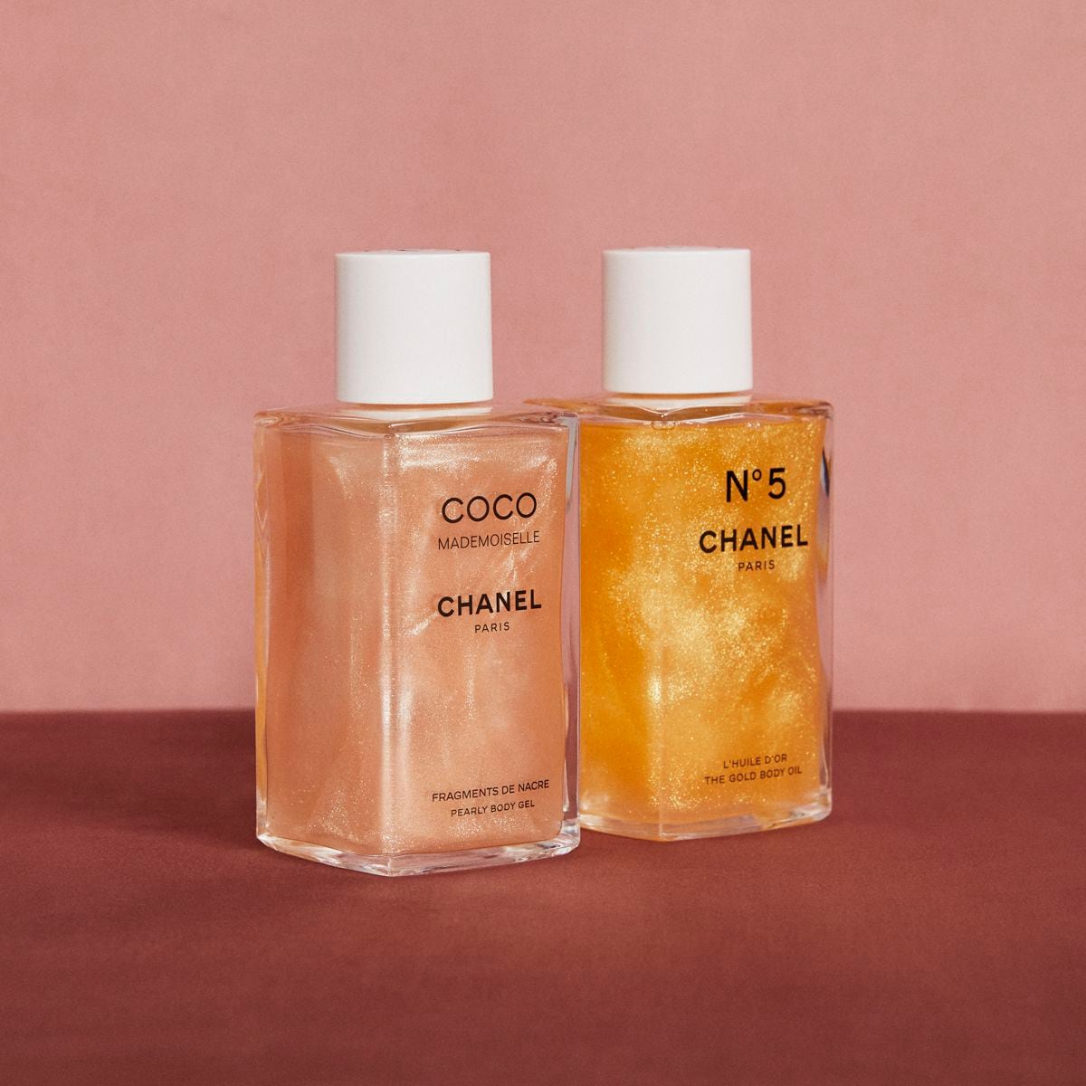 Aceite corporal Nº5 con efectos revitalizantes y el perfume oriental Coco Mademoiselle